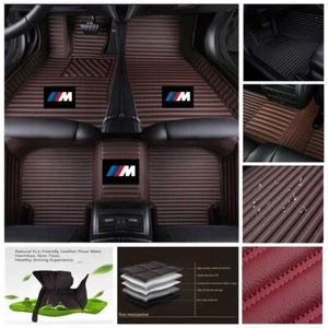 Fit for BMW All Models Car Floor Mats Waterproof Carpets All-weather Front&Rear - Imagen 1 de 40