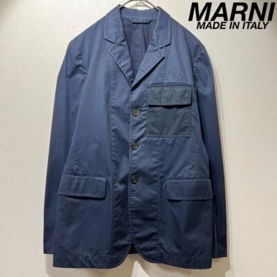 Blazer Marni Para Hombres Algodón Diseño 3B Camisa JK Chaqueta a Medida Italia Foto 1 de 4