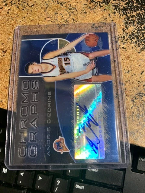 2004-05 TOPPS CHROME ANDRIS BIEDRINS CHROMO GRAPHS ~ #CH-AB  - Image 1 of 1
