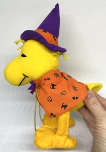Vintage PEANUTS Woodstock Plush 9" Halloween Witch Whitmans - Picture 1 of 4