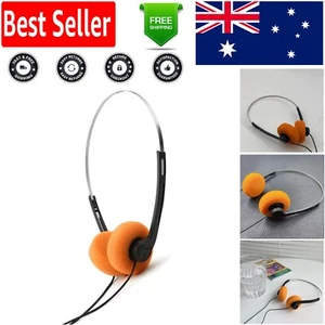 Durable Retro Style Over-Ear Headphones - Lightweight and Comfortable Fit - Picture 1 of 7