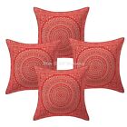 Cushion Cover Traditional Art Yoga Home Decor Sofa Pillow Cover Case 16 x 16 in