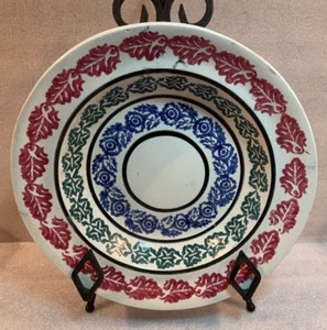 Argillus 1874 Shipwreck 1872 Plate recovered off seabed 1992. Spongeware. - Picture 1 of 9