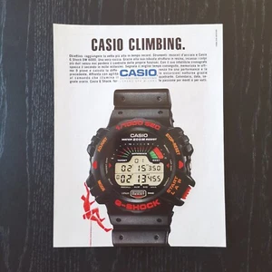 1991 Casio G Shock DW 6000 - Original AD Advertising Advertising Vintage - Picture 1 of 1