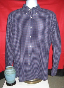 Camisa CHAPS Abotonada Tela Oxford Manga Larga Sin Arrugas Talla 16-16-1/2 Usada en Excelente Condición - Imagen 1 de 9