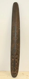 Vintage African large tribal hand carving wood wall hanging mask - Picture 1 of 8
