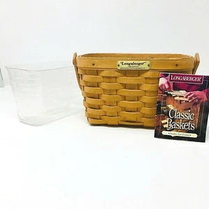 Longaberger Dresden Tour Basket II 1998, Plastic Liner and guide - Picture 1 of 5