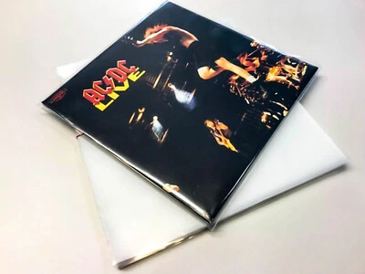 100 x Schallplatten (LP & 12") - Schutzhüllen aus PE 130µ  "Die Dicken" - Bild 1 von 2