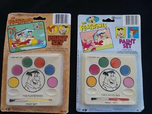 Juego de pintura vintage de Los Picapiedra sin abrir - ¡2 CONJUNTOS! 1990, 1993 - Imagen 1 de 3