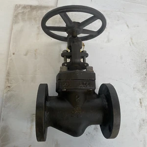 FRONTLINE 2" Globe Valve Class 150 A105 Body 13CR Disc Seat DN50 Flanged Large - Picture 1 of 11