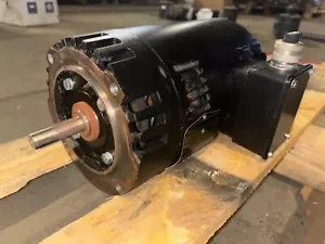 BALDOR 2 HP MOTOR 56C 84Z04048 230/460 VAC 3450 RPM 3 Ph OPSB - Picture 1 of 5