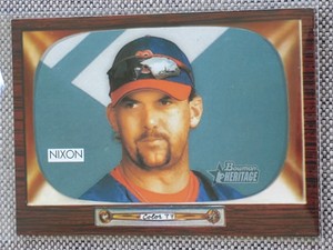 TROT NIXON 2004 Bowman Heritage Baseball Card #159 Boston Red Sox MLB