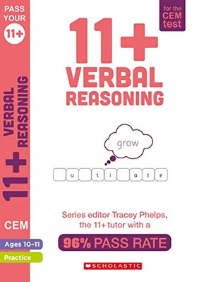 11+ Practice for the CEM Test: Tests for Verbal Reasoning (... by Phelps, Tracey - Image 1 of 2
