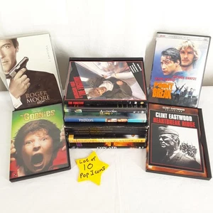 Posten 10 DVDs Filme: Amerikanische Popkultur Ikonen/Klassiker, Pate, 007, Goonies - Bild 1 von 3