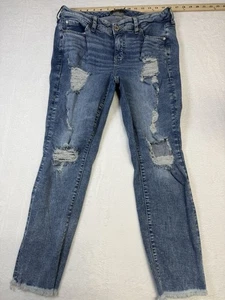 Torrid Vintage Stretch Boyfriend Crop Distressed Jeans Plus Size 10 - Picture 1 of 5