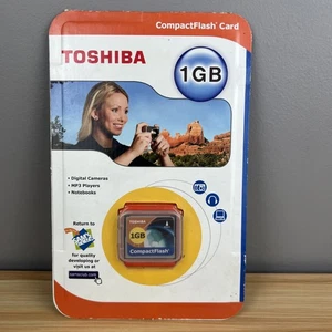 Toshiba 1 GB Compact Flash Card NEW SEALED - Picture 1 of 3