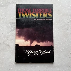 Those Terrible Twisters by Gary England / 1987 Paperback / Oklahoma Weather - Picture 1 of 12