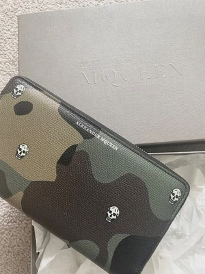 Alexander McQueen As New Camo Skull Continental Wallet - Image 1 of 4