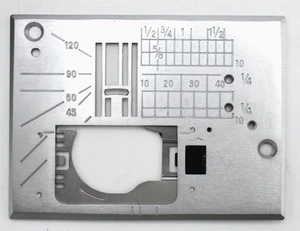 Janome Needle Plate #860544001 for Janome 3160QDC 4120QDC Elna 740 eXcellence - Picture 1 of 3