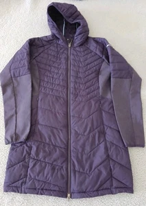 Columbia Oyanta Trail Thermal Coil Damen Puffer Jacket M Purple Hooded Full Zip - Bild 1 von 13
