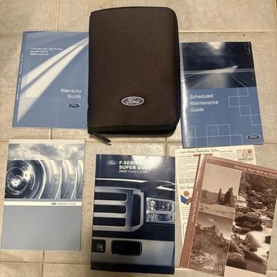 2006 Ford F250 F350 F450 F550 Super Duty Owners Manual Set w/ Case OEM - Image 1 of 4