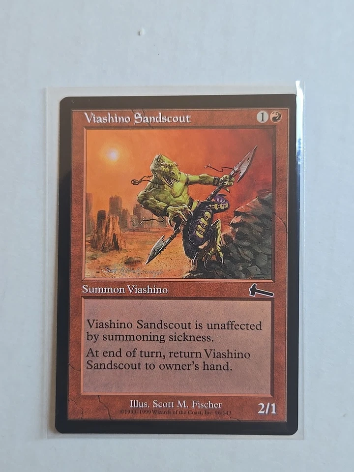 Viashino Sandscout - Urza's Legacy - LP - MTG Magic - Common - Creature  - Image 1 of 1