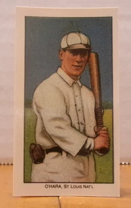 TARJETA DE BÉISBOL TABACO REIMPRESIÓN 1988 SWEET CAPORAL BILL O'HARA ST. LOUIS NAT'L - Imagen 1 de 2