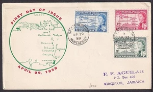 Montserrat 1958 First Day cover FDC - Picture 1 of 1