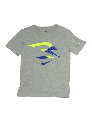 Nike Girls Gray Short Sleeve T-Shirt 10 - Image 1 of 2