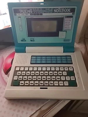 Rare 1993 VTech Talking Whiz Kid Notebook Vintage Kids Electronic Laptop Toy - Image 1 of 2
