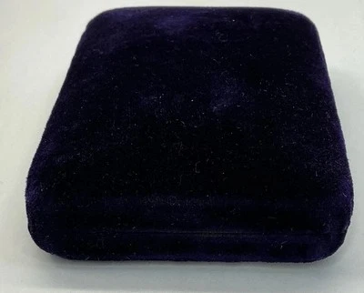 RELOJ BOLSILLO VINTAGE FANTÁSTICO TERCIOPELO MORADO PARA COLGANTES - MEDALLONES - (B401) Foto 1 de 4