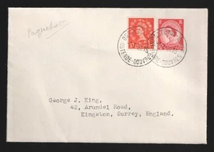 1962 QEII Paquebot Ostende Dover Cover - Picture 1 of 1
