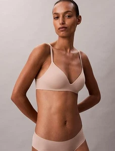 NWD CALVIN KLEIN Perfectly Fit Wirefree T-Shirt Bra NUDE 34A - Picture 1 of 8