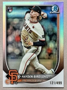 2025 Bowman Chrome - Refractor 121/499 Hayden Birdsong (RC) #63 Orioles - Picture 1 of 2