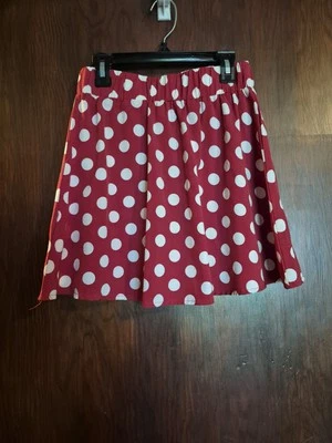Girls M Red Polka Dot Skirt Minnie Mouse Costume - Image 1 of 2