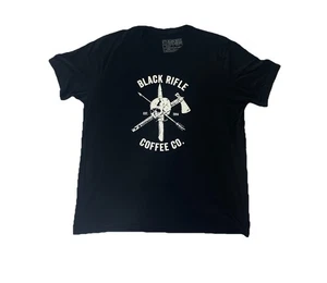 Black Rifle Coffee Company Herren Hemd 2XL XXL Schwarz Kurzarm BRCC Veteranen - Bild 1 von 4