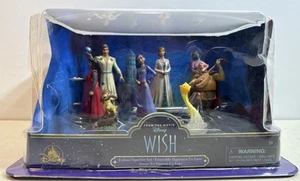 Disney Store WISH DELUXE FIGURE PLAY SET 8 PCS NEW - Picture 1 of 6