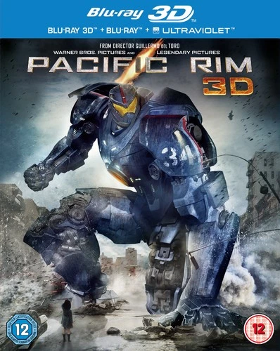 Pacific Rim Blu-ray (2013) Charlie Hunnam, del Toro (DIR) cert 12 3 discs - Image 1 of 2