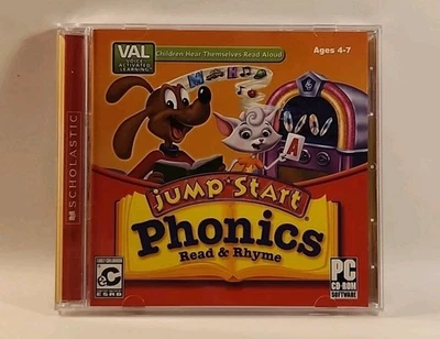Jump Start Phonics New Read & Rhyme PC CD-ROM Software with Val w1 3643 - Image 1 of 4