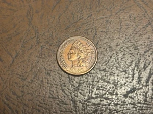1886 Type 1 Indian Head Cent AU With Diamonds - Picture 1 of 2