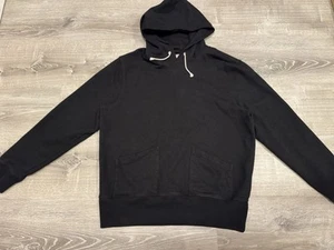 Felpa con cappuccio Wallace & Barnes J Crew patch tasca pullover taglia L - Foto 1 di 6
