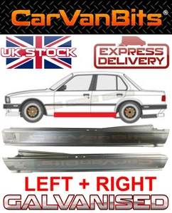 PARA BMW 3 E30 82-94 4 PUERTAS CUERPO DE REPARACIÓN DE UMBRAL COMPLETO PANEL ÓXIDO MARCA KLOKKERHOLM - Imagen 1 de 9