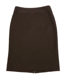 Banana Republic Long Black Pencil Skirt with Back Slit. Classic Bodycon Tailored - Picture 1 of 11