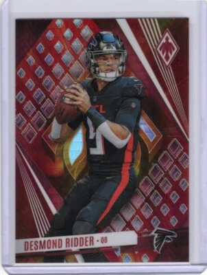 2023 Panini Phoenix Fire Burst #1 Desmond Ridder Falcons 088/340 - Image 1 of 2