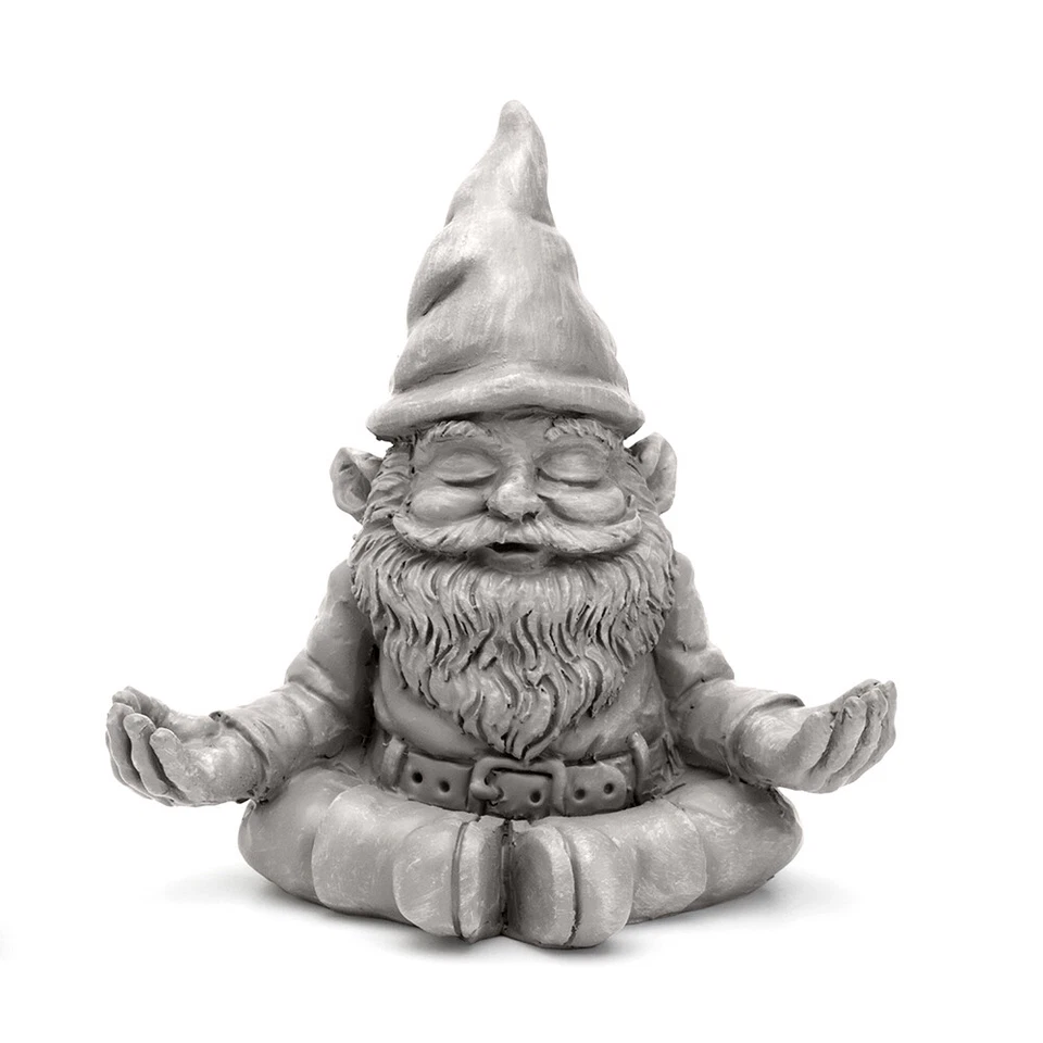 Meditating Gnome GO 17769 Miniature Fairy Garden Zen Figurine - Image 1 of 1