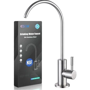 Contemporary 1-Hole Kitchen Water Filtration Faucet with Easy Install Features - Picture 1 of 10