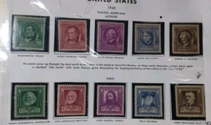 USA 1940 Famous Americans 859-93 #84 - Picture 1 of 4