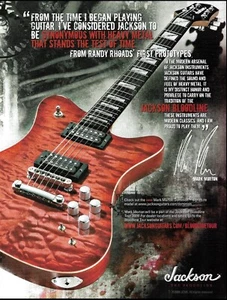 Anuncio de guitarra Lamb of God Mark Morton Signature Jackson Dominion anuncio 2B - Imagen 1 de 3