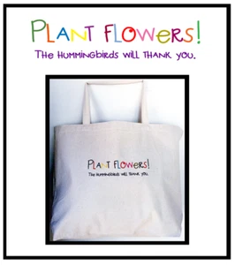 Hummingbird / No Red Nectar Tote Bags in Assorted Designs - Picture 1 of 11