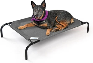 la cama elevada de enfriamiento original para perros, interior y exterior, mediana, Gunmetal - Imagen 1 de 12